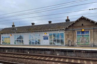 Prestonpans station in Scotland gets new artwork celebrating its rich transport heritage