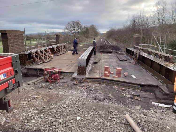 Work gets underway on bridge 32