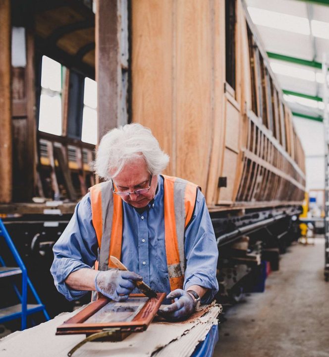 Volunteering in NYMR carriage workshops