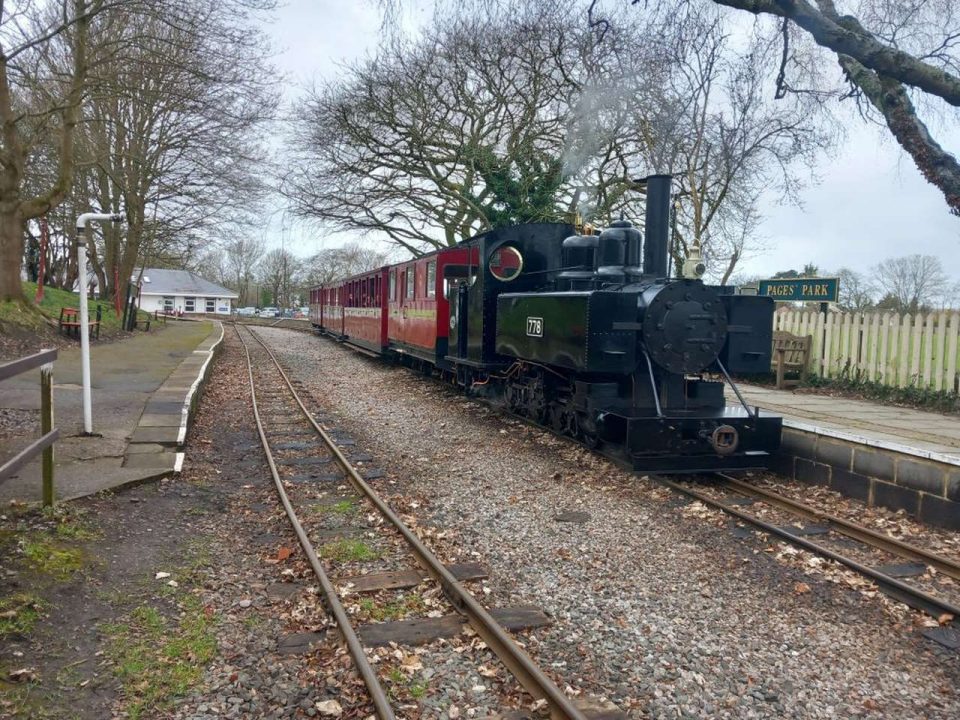 Baldwin 778 prepares to operate the first train of 2023