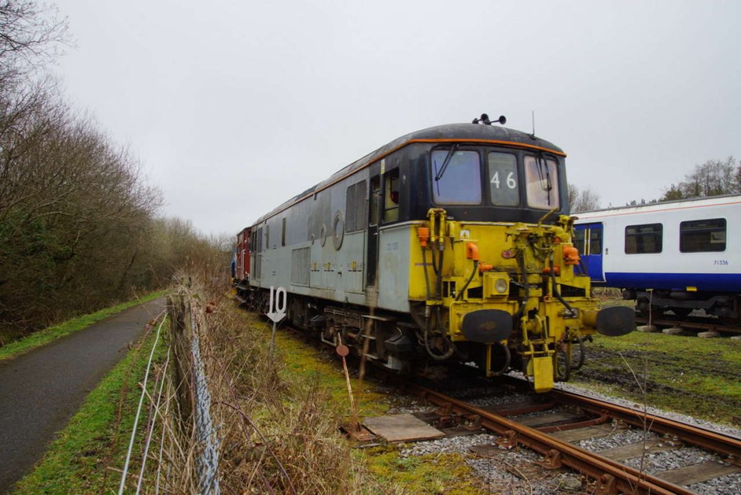 Class 73 on brake van rides