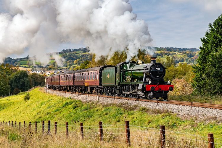 GWR 'Modified Hall' Locomotive No. 7903 'Foremarke Hall' Picture Jack Boskett