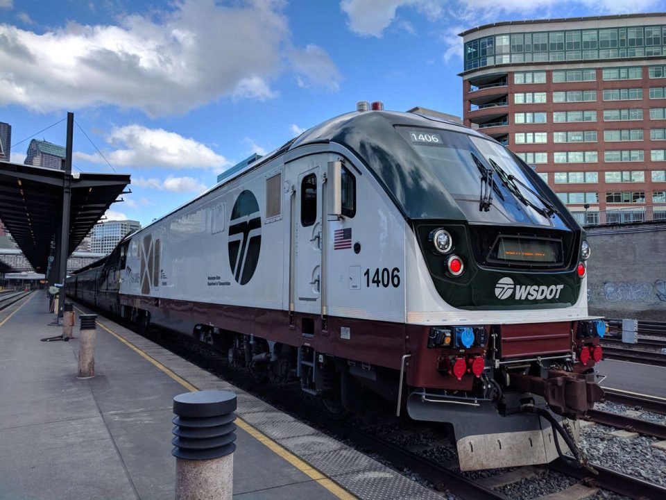 Amtrak Locomotive at King Street Station