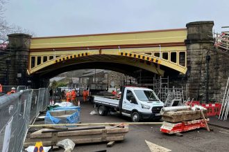 High Peak’s Buxton Road railway bridge upgrade reaches final phase