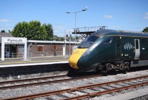 GWR train at Plymouth