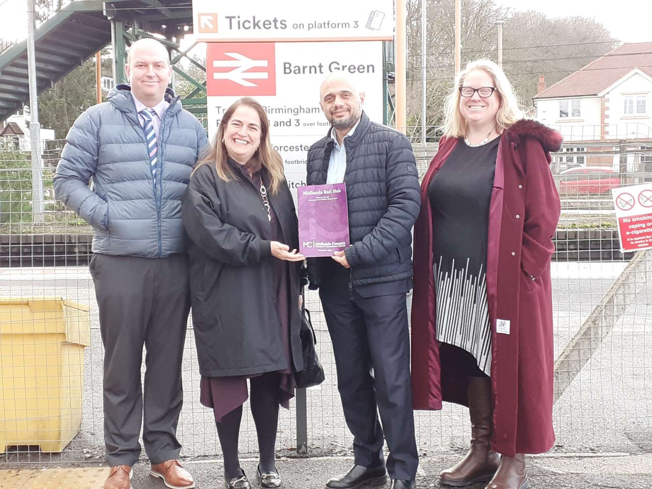 Sajid Javid MRH at Barnt Green station