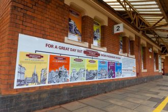 Local heritage artwork on display at Birmingham station