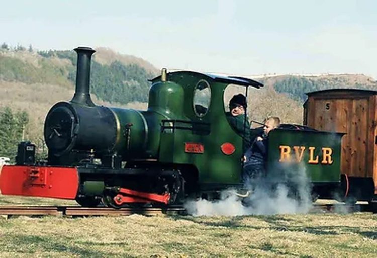 Jack, 0-4-0 tender coal fired steam engine // Credit: Rhiw Valley Light Railway