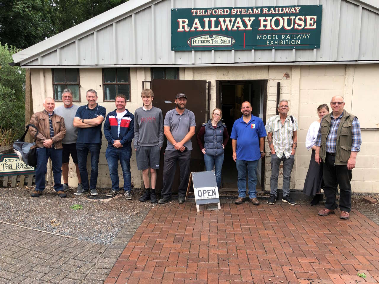 some of the last open day volunteers