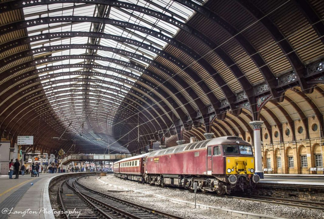 Class 57 with The Northern Belle