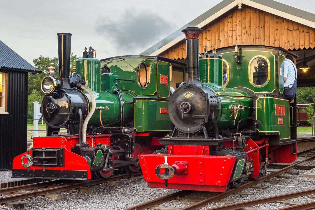 Jenny and Eigiau at the Richmond Light Railway