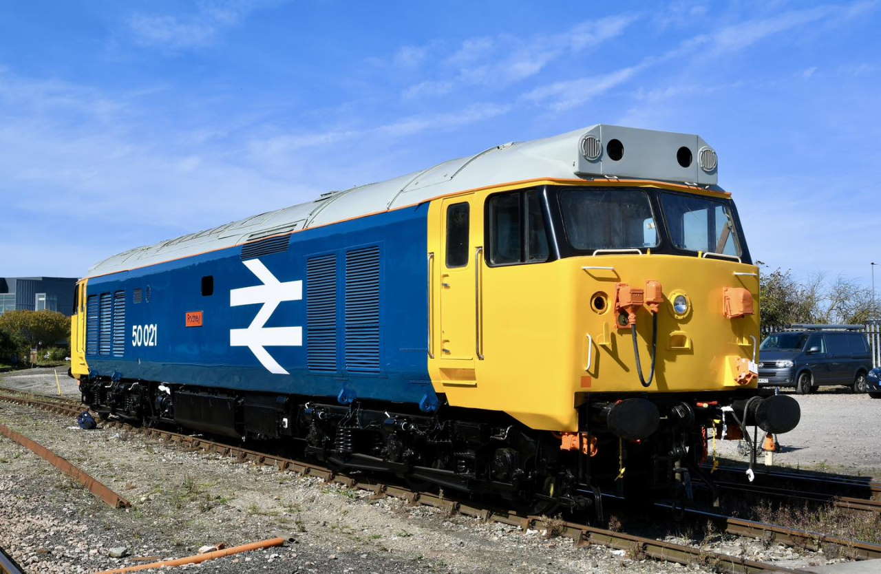 Class 50 locomotive No. 50021 