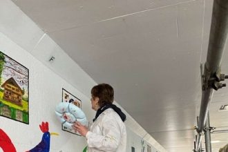 Cambridgeshire station underpass gets better lighting and murals