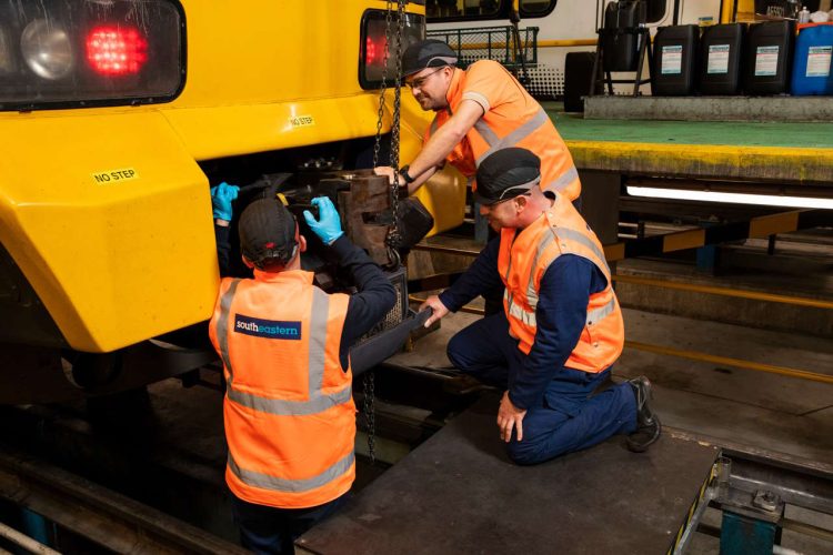 C6 crew, South Eastern Railways, Slade Green, Kent