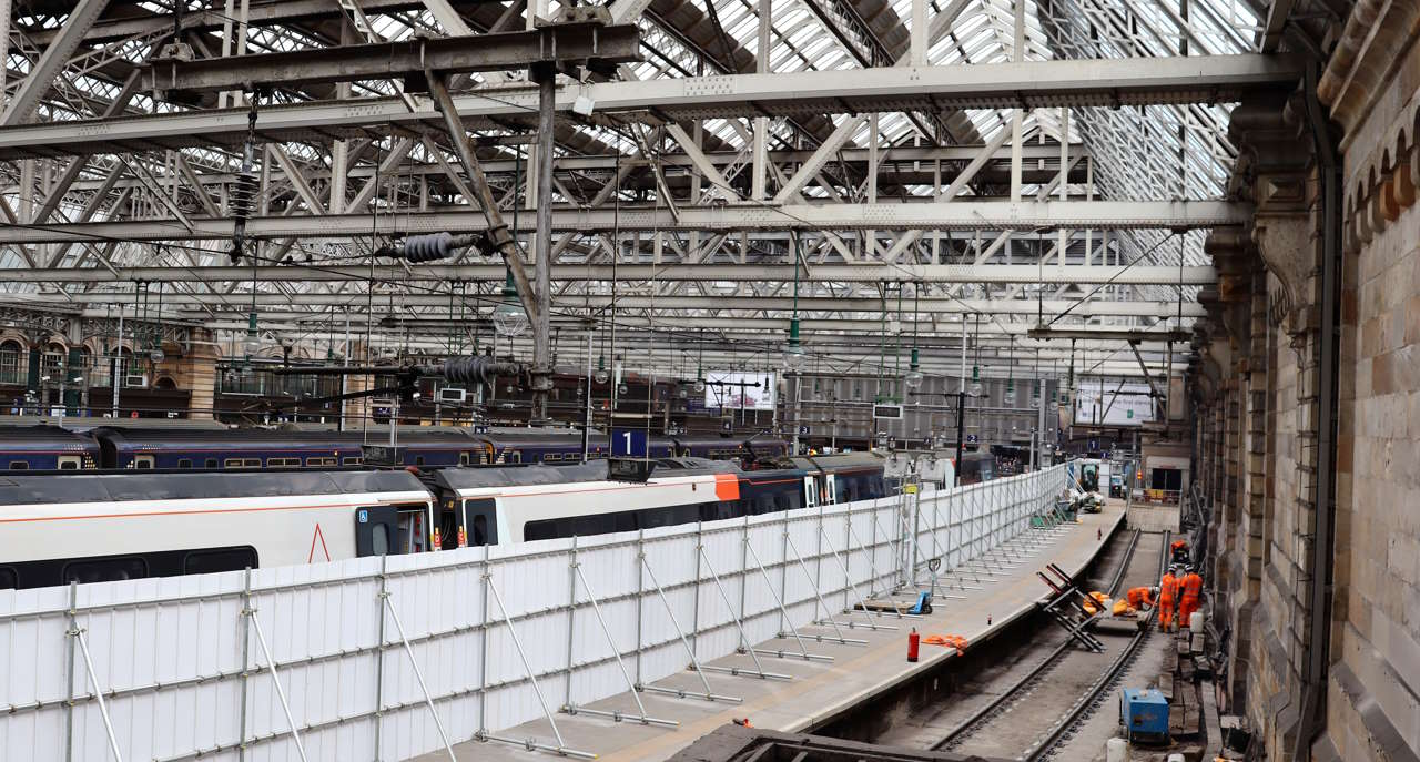 Glasgow Central Platform 1 Upgrade