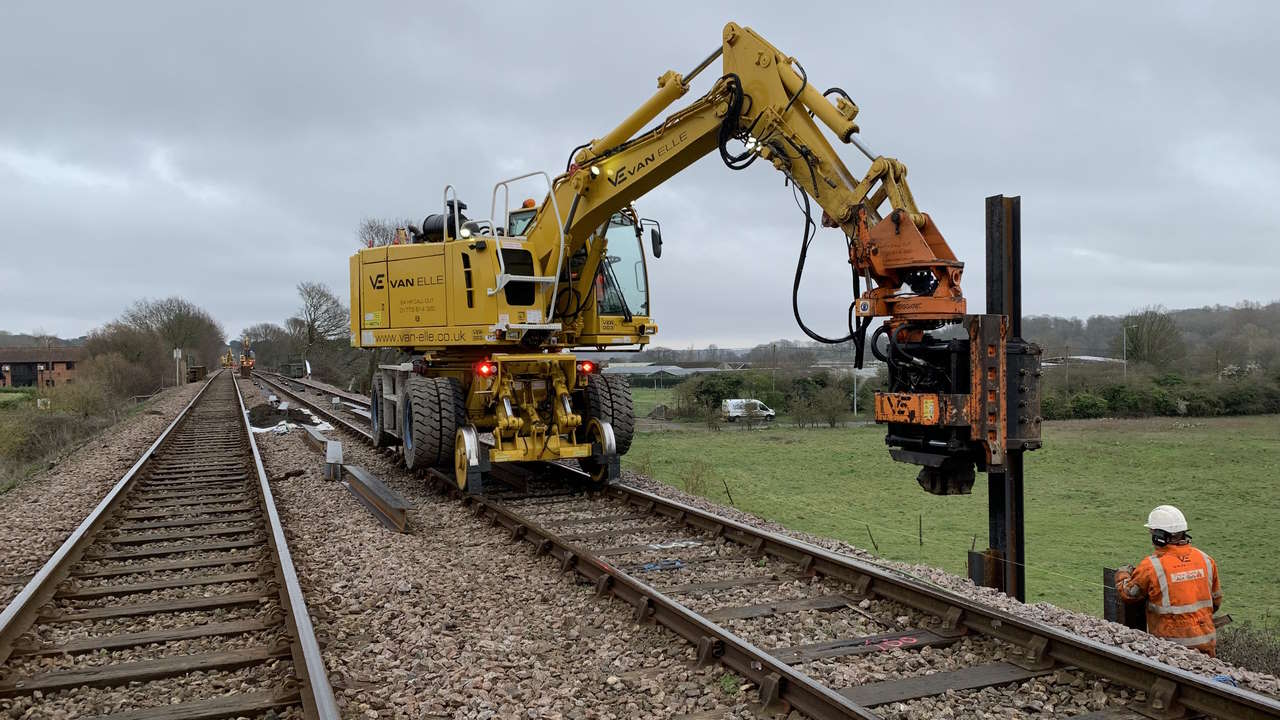 Network Rail fixes embankment on Ipswich-Lowestoft line