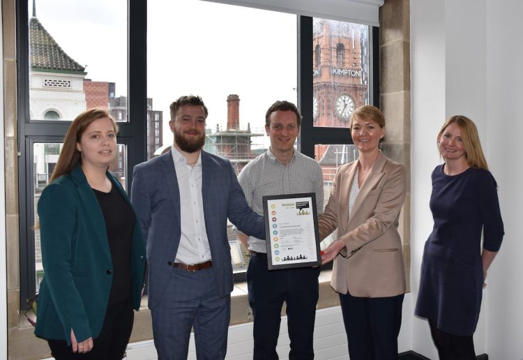 Katie Goldsmith Environmental and Emergency Planner Manager for TPE, Hugh Thomas Environment and Sustainability Coordinator for TPE, Peter Walley Rail Contract Manager for TPE, Fran Barrett Business Assurance Director for TPE, and Nicola Martin Head of Sustainability for TPE