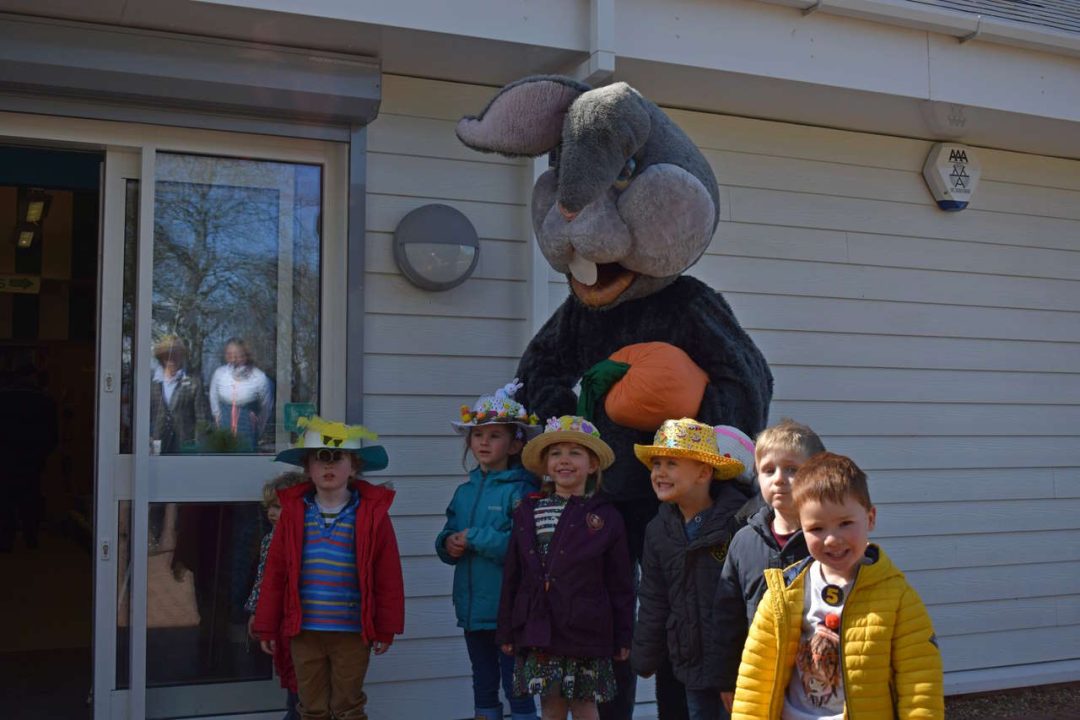 Leighton Buzzard Railway Easter Bonnet Compeititon Winner Ranulph and friends