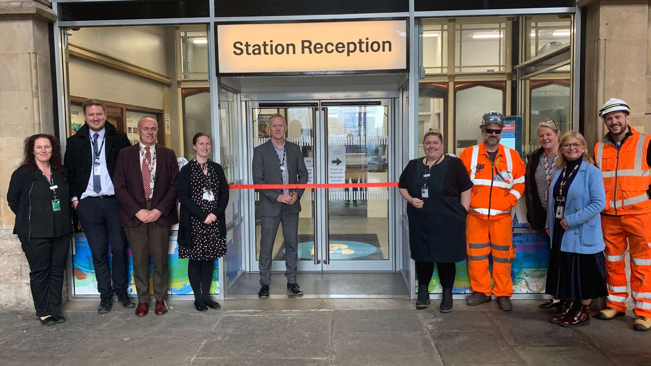 Opening the new station reception at Bristol Temple Meads