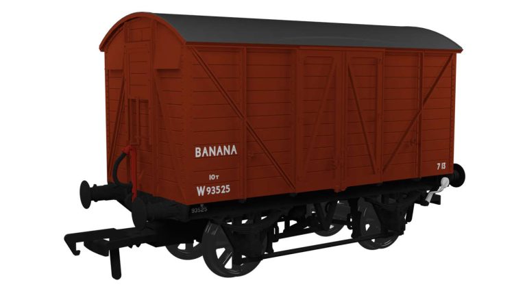 Rapido 944035 Diagram Y4 banana van No W93525 BR Bauxite