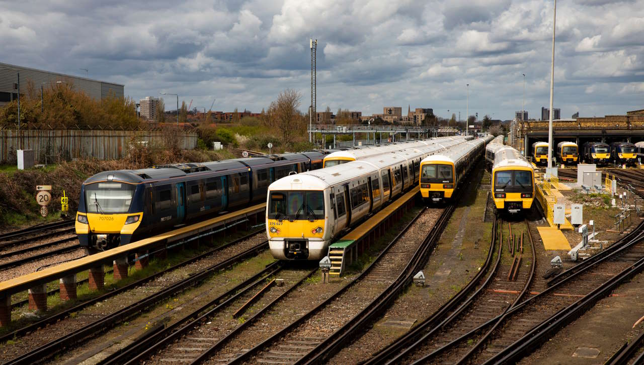 Railway sidings. South Eastern Railways. Slade Green