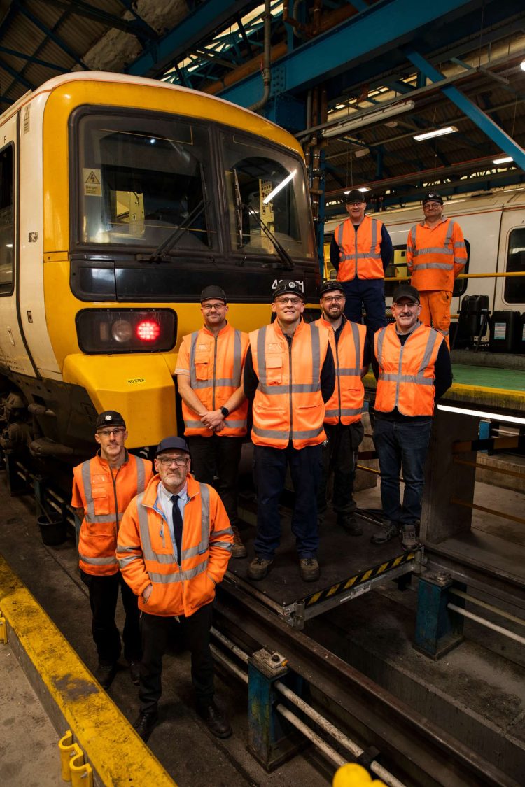 C6 crew, South Eastern Railways, Slade Green, Kent 