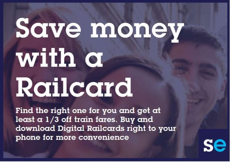 Save money with a Southeastern Railcard