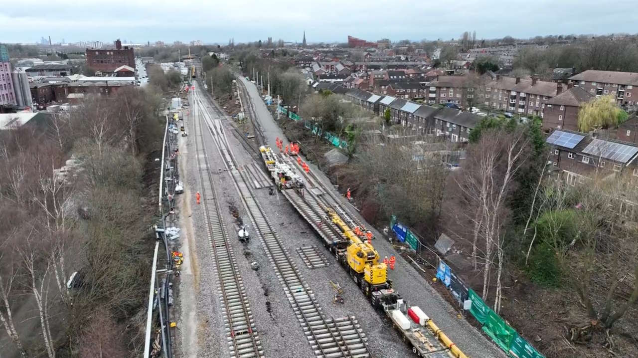 Electric trains in sight as Greater Manchester station reopens