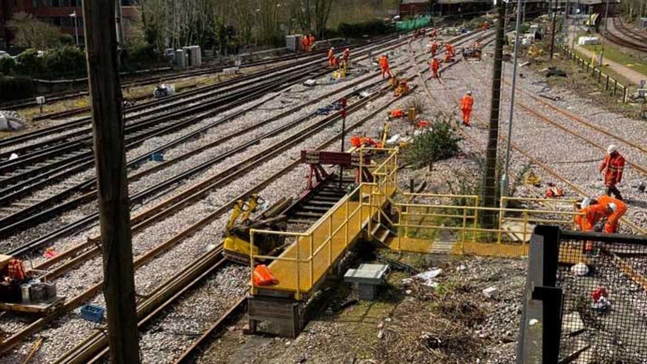 Great Western Junction by Basingstoke station