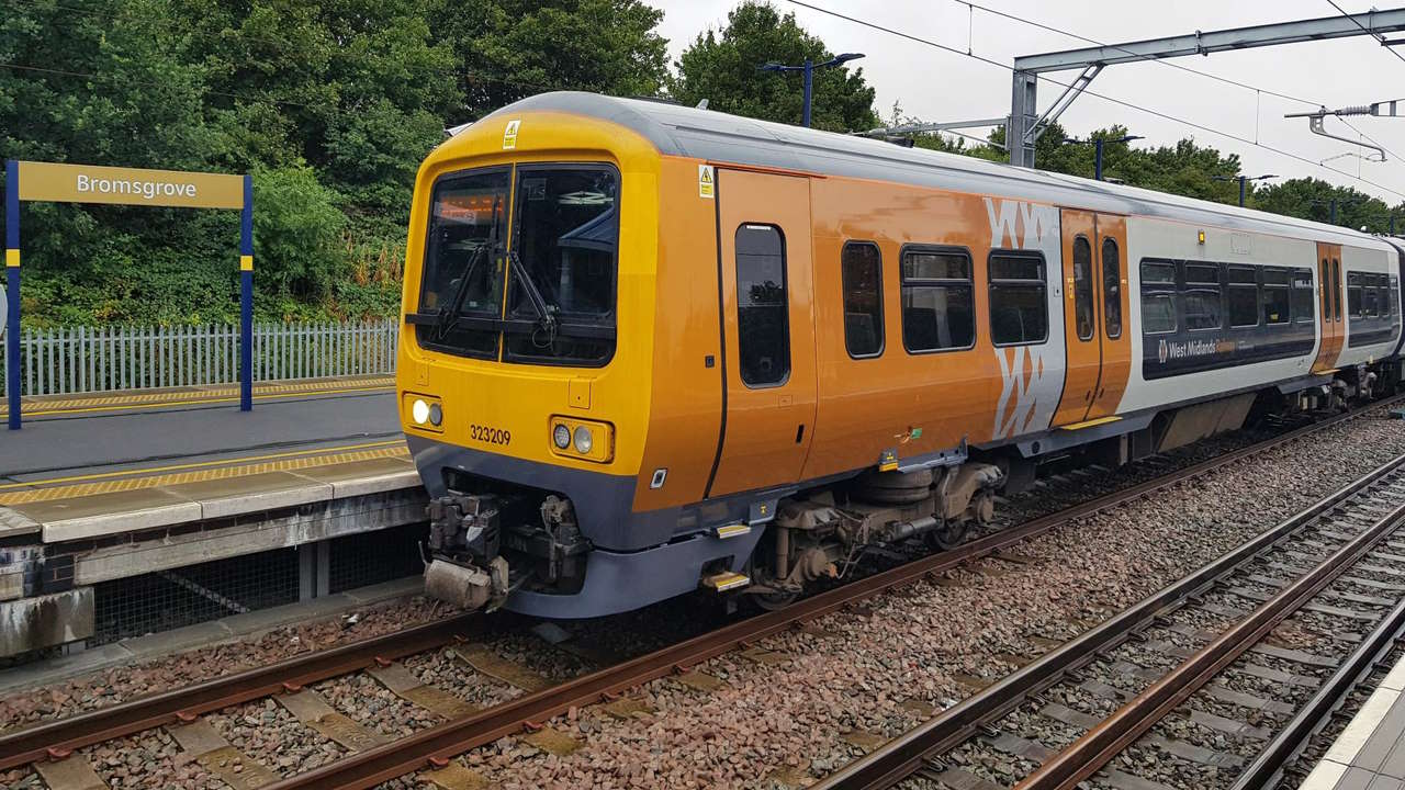 West Midlands Railway service at Bromsgrove