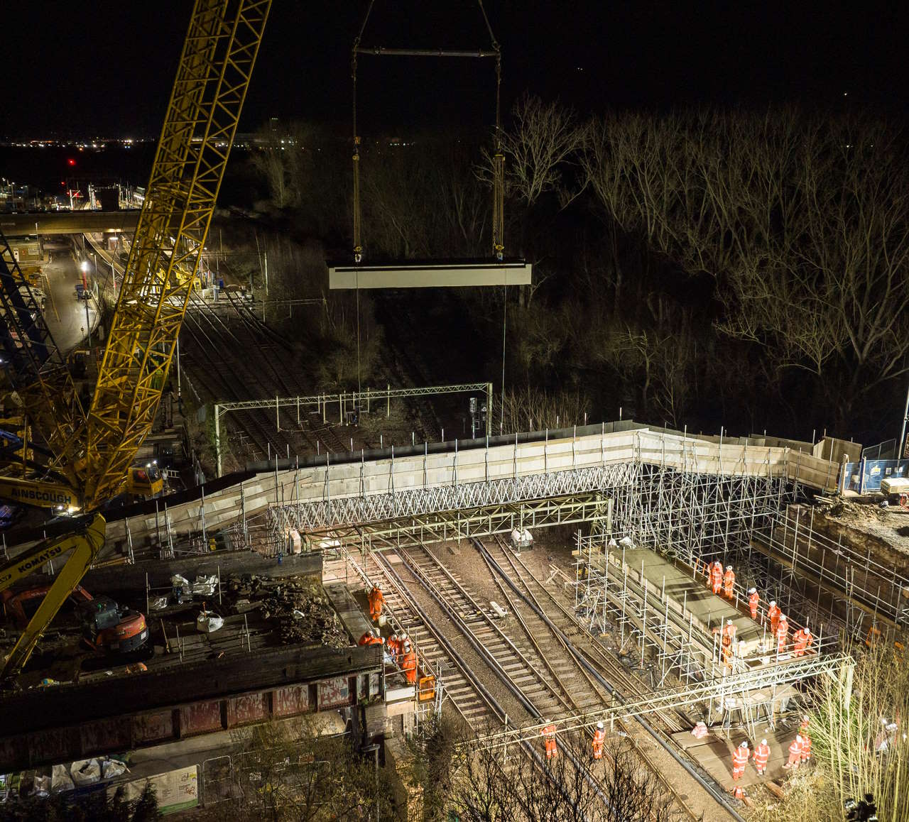 Work on Nazeing New Road bridge