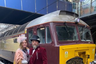 Heritage locomotives haul Coronation Day tour to Edinburgh