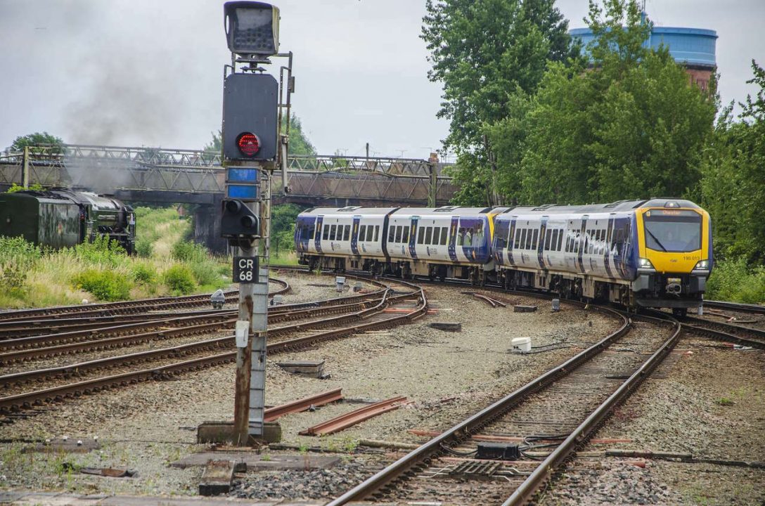 Northern train heading to Chester