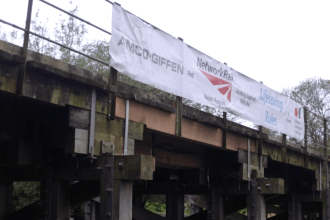 Refurbishment completed on Cambrian line’s 163-year-old wooden viaduct