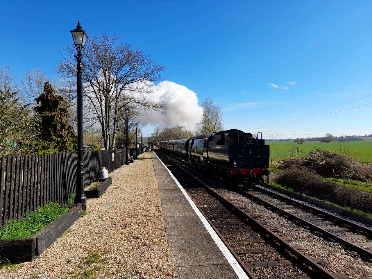 Wittersham Road Station on the Kent & East Sussex Railway