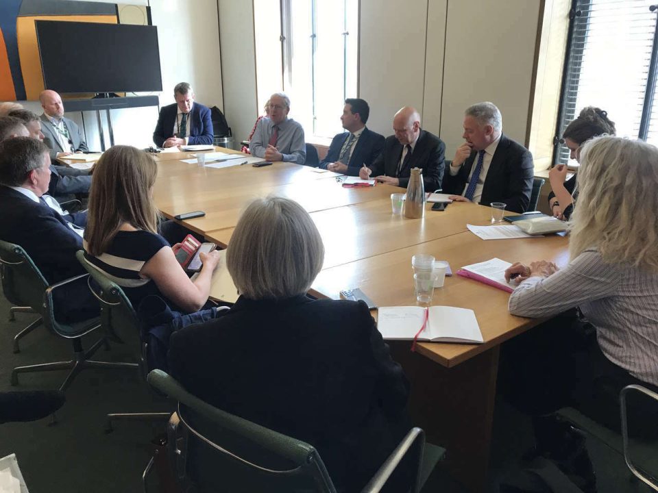 Meeting for Members of Parliament from North Wales, West Cheshire and the Wirral in the House of Commons.