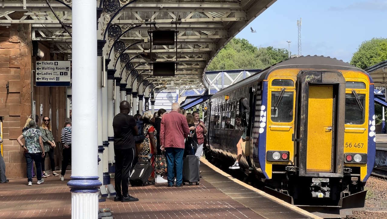 ScotRail Class 156 at Dumfries