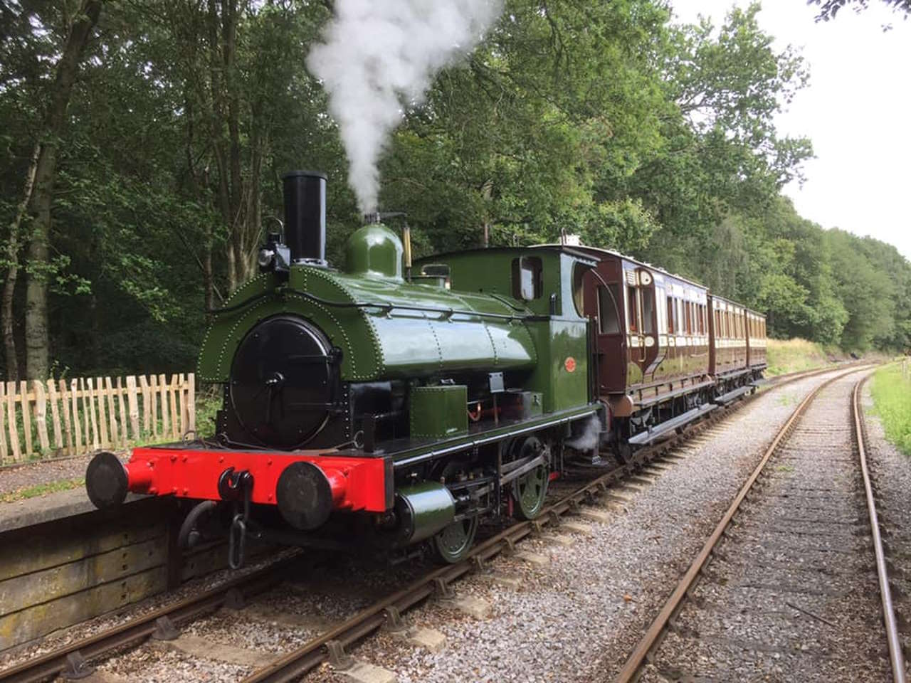 Heritage Train At Dilhorne Park