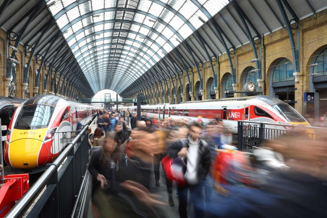 LNER services at London Kings Cross