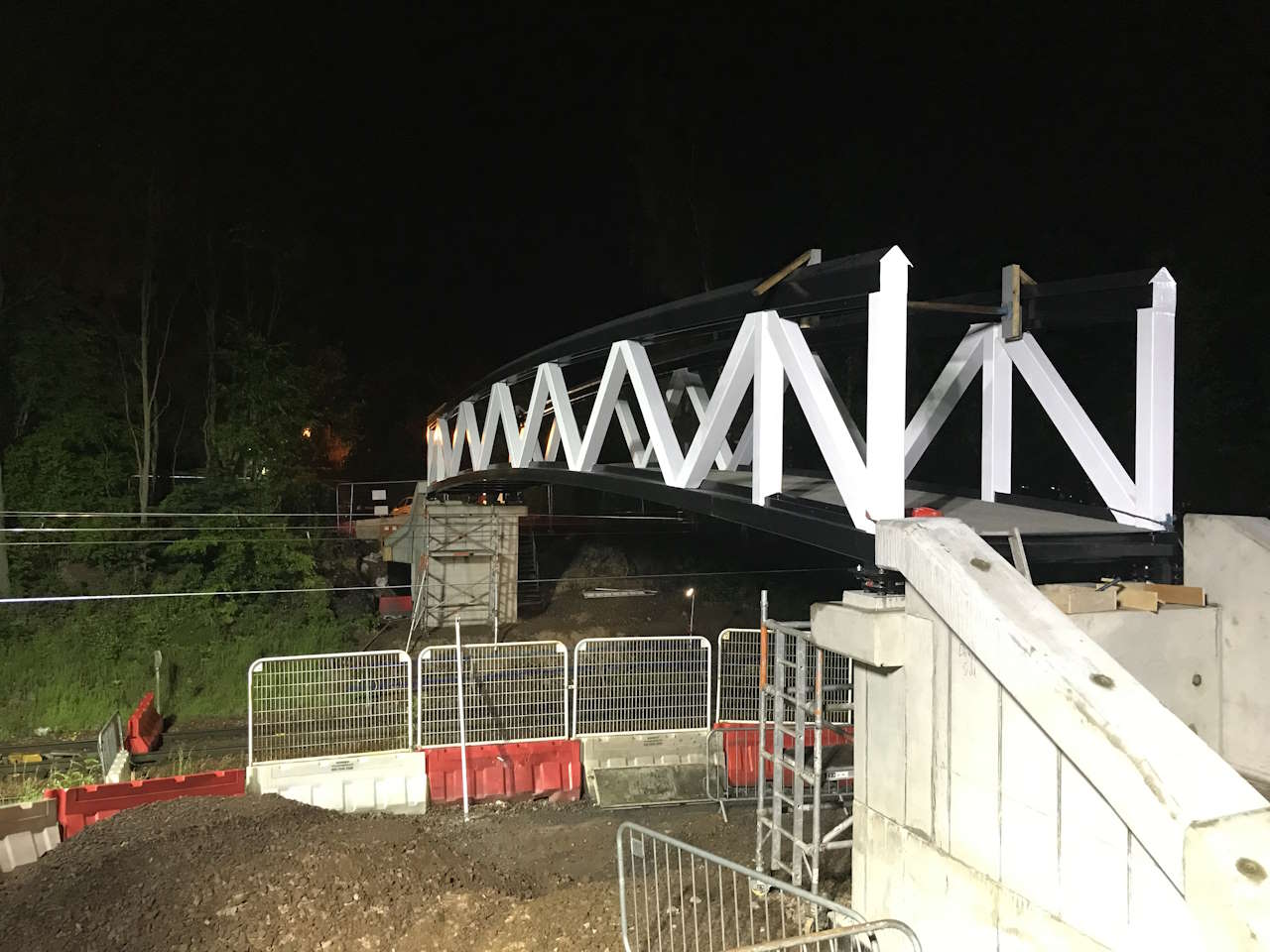 Strathbungo Footbridge installation