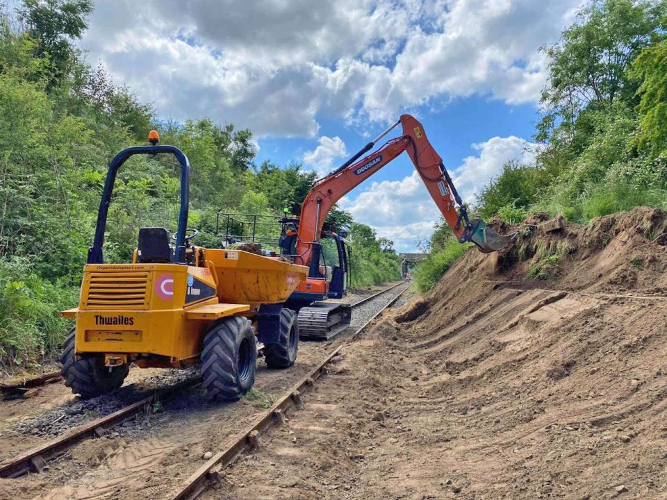 Work on the Wensleydale Railway