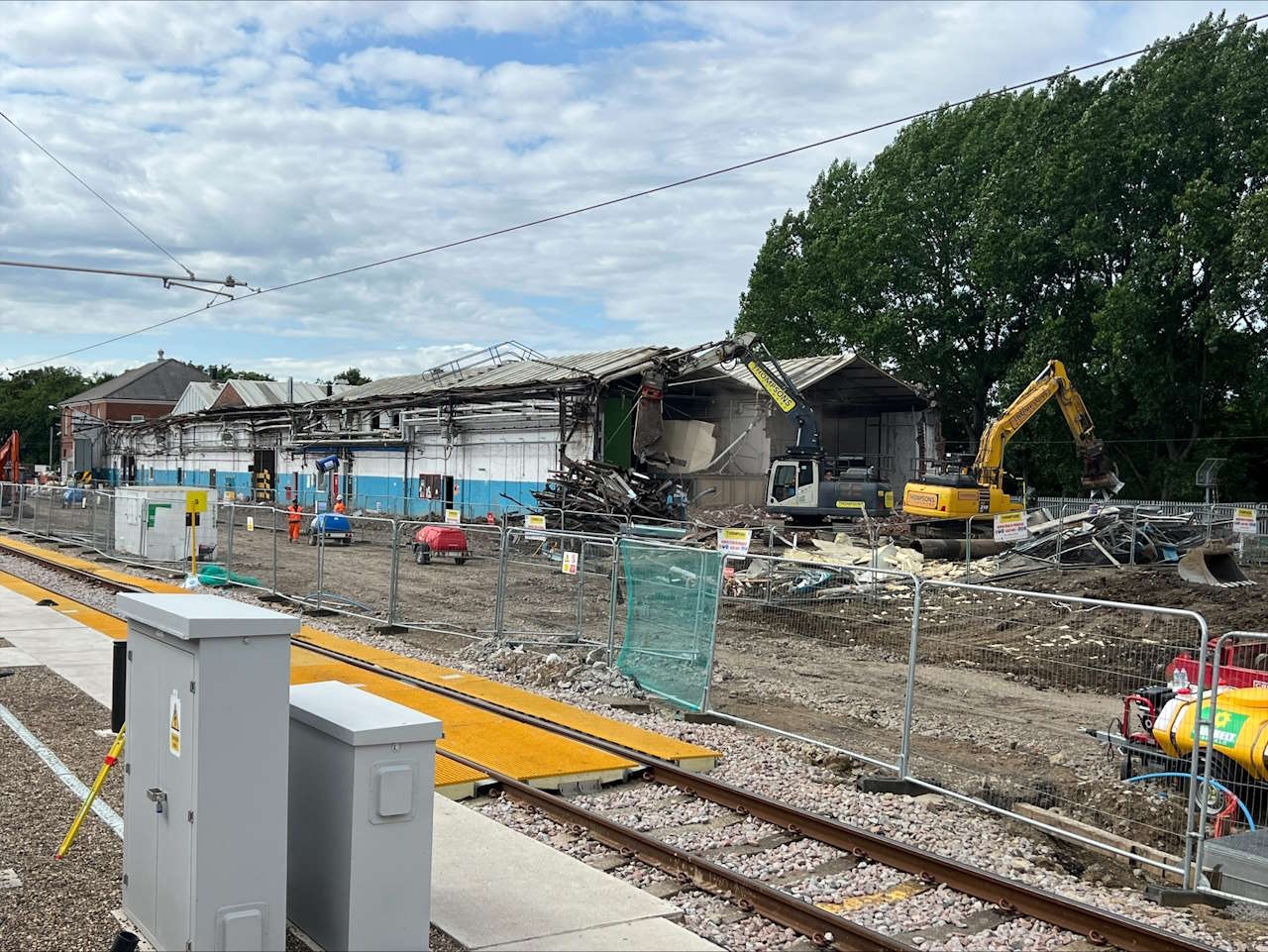 Gosforth Depot demolition