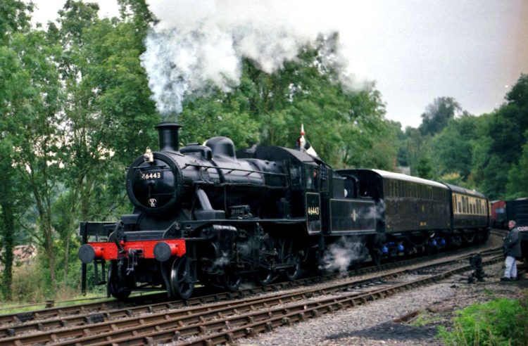 46443 arriving at Highley Roger Smith 3