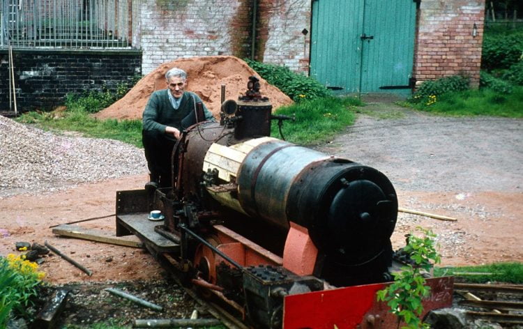 Alf Maund with 3114 prior to its move to Hindlip