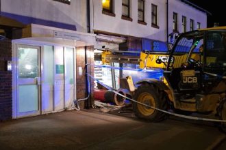 Train services resume after JCB used in ram raid at West Sussex Co-Op