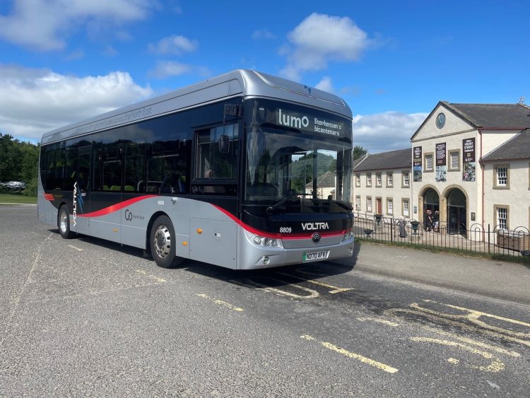 Lumo electric shuttle bus // Credit: Beamish Museum