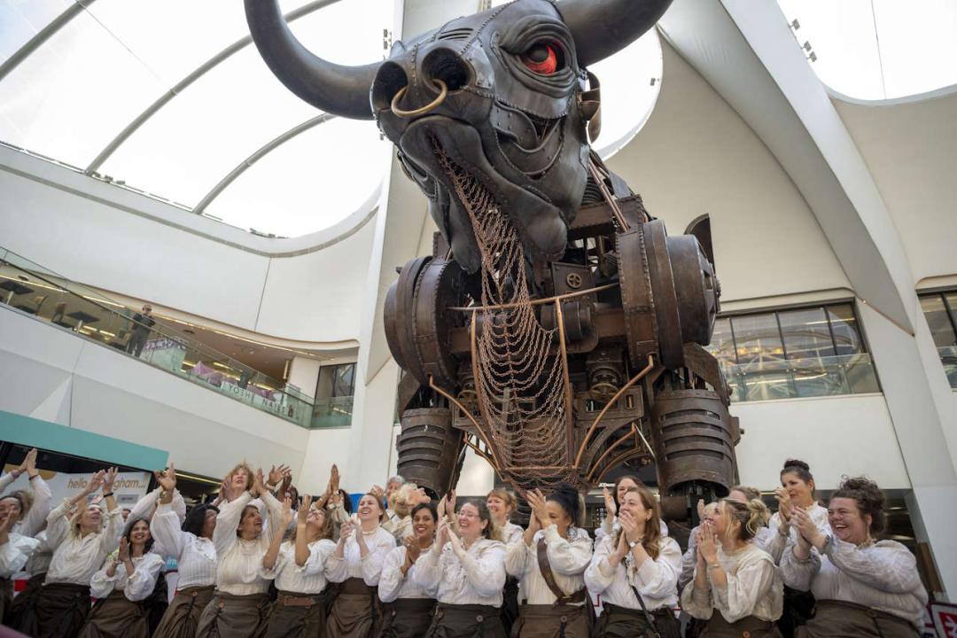 Ozzy Birmingham Bull Unveiling