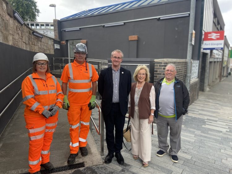 Princes Street ramp opening site visit