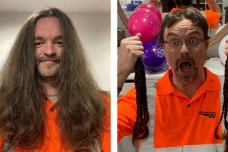 Birmingham rail manager donates shorn locks to charity