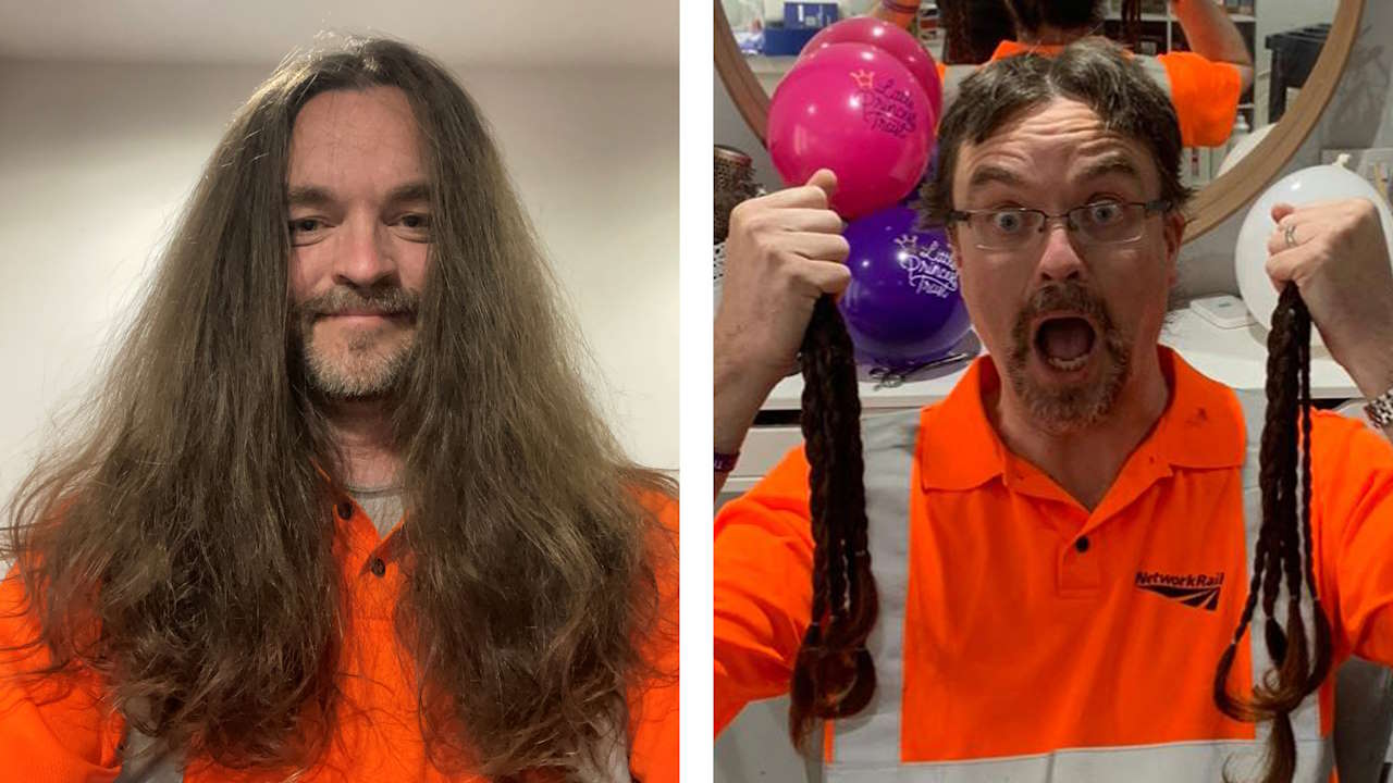 Stuart Hughes before and after haircut